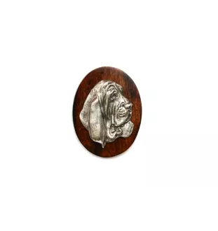Basset Hound III - Dog show brooch, starter number clip, dog pin by Art-Dog