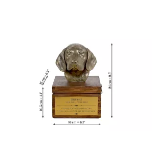 Beagle urna na skrzynce brązowa Art-Dog