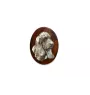Basset Hound II - Broche de concours canin, clip de numéro de départ, épingle à chien par Art-Dog