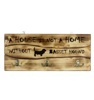 Basset Hound - clothes hanger with a dog, medal display, home decoration from the Art-Dog brand