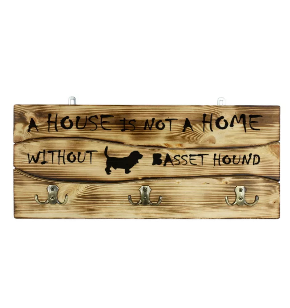 Basset Hound - clothes hanger with a dog, medal display, home decoration from the Art-Dog brand