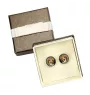 Beagle - cufflinks in a box, handmade jewelry, product of the Art-Dog brand