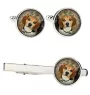 Beagle - Boutons de manchette et cravate avec votre photo, accessoire de costume, bijoux pour hommes de la marque Art-Dog.