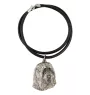 Bearded Collie - Halskette mit Hund, versilberter Anhänger für Hundefans, einzigartiger Schmuck der Marke Art-Dog