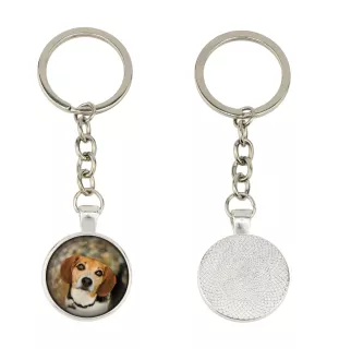 Beagle - porte-clés dans une boîte, photo personnelle, porte-clés de la marque Art-Dog