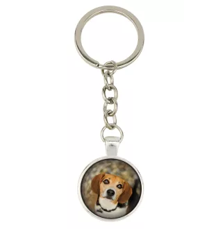 Beagle brelok w pudełku ze zdjęciem Art-Dog
