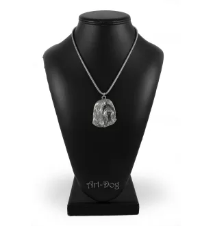 Bearded Collie - Hundehalsband, einzigartiger Schmuck für den Hundefan, einzigartiger Kreuzotter-Anhänger der Marke Art-Dog