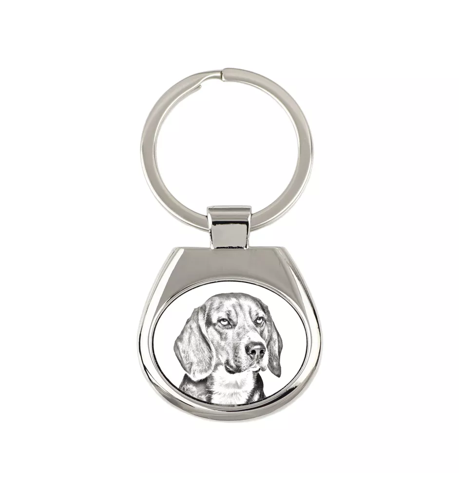 Beagle - porte-clés avec chien, porte-clés imprimé, breloque personnalisée de la marque Art-Dog