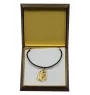 Bearded Collie, Highland Collie, Mountain Collie - Dog necklace in gift box, gold-plated pendant for dog fan, striking jewellery by Art-Dog