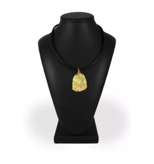 Bearded Collie, Highland Collie, Mountain Collie - Dog necklace in gift box, gold-plated pendant for dog fan, striking jewellery by Art-Dog
