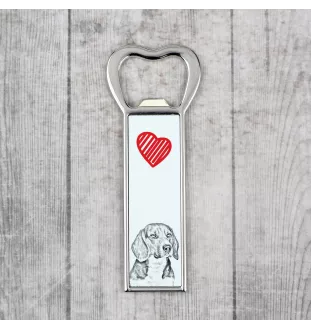 Beagle - Flaschenöffner mit Hund, personalisierter Flaschenöffner für den Kühlschrank, ein einzigartiges Geschenk für Männer von der Marke Art-Dog