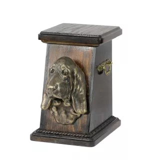 Basset Hound - urne pour les cendres d'un chien, une urne élégante avec une statuette, une urne commémorative avec un buste de chien de la marque Art-Dog