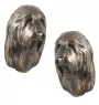 Bearded Collie, Highland Collie, Mountain Collie - Dog statue, hanging bust, unique decoration for dog lover by Art-Dog brand