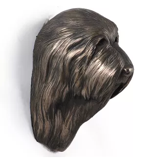 Bearded Collie - Hundestatue, hängende Büste, einzigartige Dekoration für Hundeliebhaber der Marke Art-Dog
