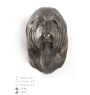 Collie Barbu, Bearded collie, Parfois appelé colley barbu - Statue de chien, buste suspendu, décoration unique pour les amoureux des chiens par la marque Art-Dog