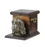 Basset Hound - urne pour les cendres d'un chien avec une statuette, une urne élégante pour chien, une urne exceptionnelle avec un buste de chien de la marque Art-Dog