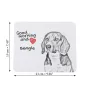 Beagle - tapis de souris personnalisé avec impression, tapis de souris personnalisé avec chien, accessoire unique pour employé de bureau de la marque Art-Dog