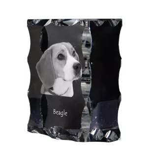 Beagle ramka kryształowa z psem Art-Dog