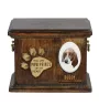 Basset Hound drewnianai urna z psem Art-Dog