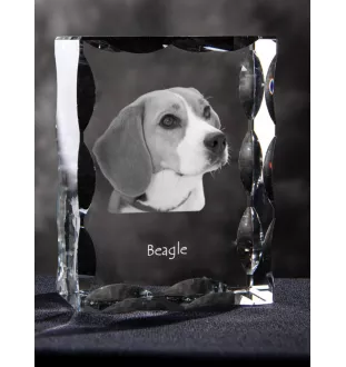 Beagle ramka kryształowa z psem Art-Dog