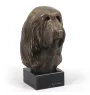 Bearded Collie, Highland Collie, Mountain Collie - Dog statue, bust on stone base, sculpture, trophy for dog show by Art-Dog brand
