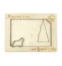 Bearded Collie, Highland Collie, Mountain Collie - Photo frame, engraved wooden frame, a lovely gadget for the dog lover by Art-Dog