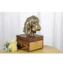 Basset Hound - Eine Ascheurne für Hunde mit einer Statuette, eine kleine Urne für Hunde, eine personalisierte Urne mit dem Porträt eines Hundes von der Marke Art-Dog.