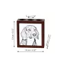 Beagle - porte-stylo avec chien, organiseur de bureau avec impression, décoration de bureau personnalisée de la marque Art-Dog