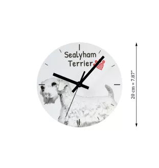 Beagle - wall clock with a dog, shelf clock with a print, personalized home decoration from the Art-Dog brand