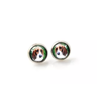 Basset Hound - boucles d'oreilles votre photo faite à la main, votre propre photo, bijoux de la marque Art.-Dog