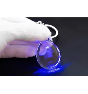 Beagle - pendentif avec une photo de chien, porte-clés en cristal dans une boîte cadeau, un cadeau unique par Art-Dog