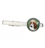 Basset Hound - cufflinks and tie with your photo, a suit decoration, men's jewelry from the Art-Dog brand.
