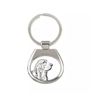 Basset Hound - keychain with a dog, keychain with a print, personalized pendant from the Art-Dog brand