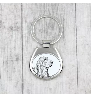 Basset Hound - porte-clés avec chien, porte-clés imprimé, breloque personnalisée de la marque Art-Dog