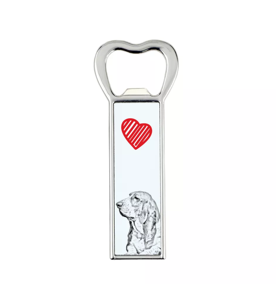 Basset Hound - ouvre-bouteille avec chien, ouvre-bouteille personnalisé pour réfrigérateur, cadeau unique pour homme de la marque Art-Dog