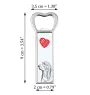 Basset Hound - bottle opener with a dog, personalized fridge opener, unique gift for a man by Art-Dog brand