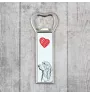 Basset Hound - bottle opener with a dog, personalized fridge opener, unique gift for a man by Art-Dog brand