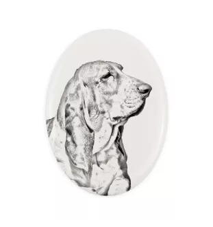 Basset Hound płyta nagrobna ze zdjęciem psa Art-Dog