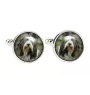 Collie Barbu, Bearded collie, Parfois appelé colley barbu - boutons de manchette, décoration de chemise, pendentif de chemise de la marque Art-Dog