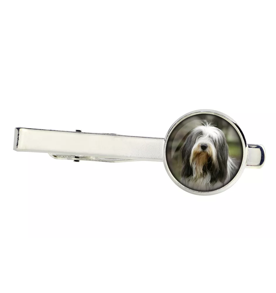 Bearded Collie - Krawattennadel, Schmuck, Schmuckstück für das Abendkleid der Marke Art-Dog