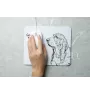 Basset Hound - tapis de souris personnalisé avec impression, tapis de souris personnalisé avec chien, accessoire unique pour employé de bureau de la marque Art-Dog