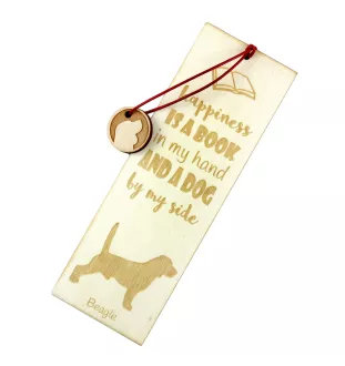 Beagle - Lesezeichen mit Hund, personalisiertes Lesezeichen, Hundeaccessoire für Leser der Marke Art-Dog