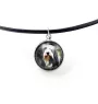 Bearded Collie, Highland Collie, Mountain Collie - necklace pendant with your photo, handmade, handcrafted jewelry by Art-Dog brand