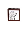 Basset Hound - Stifthalter mit Hund, Schreibtischorganizer mit Aufdruck, personalisierte Schreibtischdekoration der Marke Art-Dog