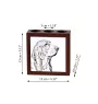 Basset Hound - Stifthalter mit Hund, Schreibtischorganizer mit Aufdruck, personalisierte Schreibtischdekoration der Marke Art-Dog