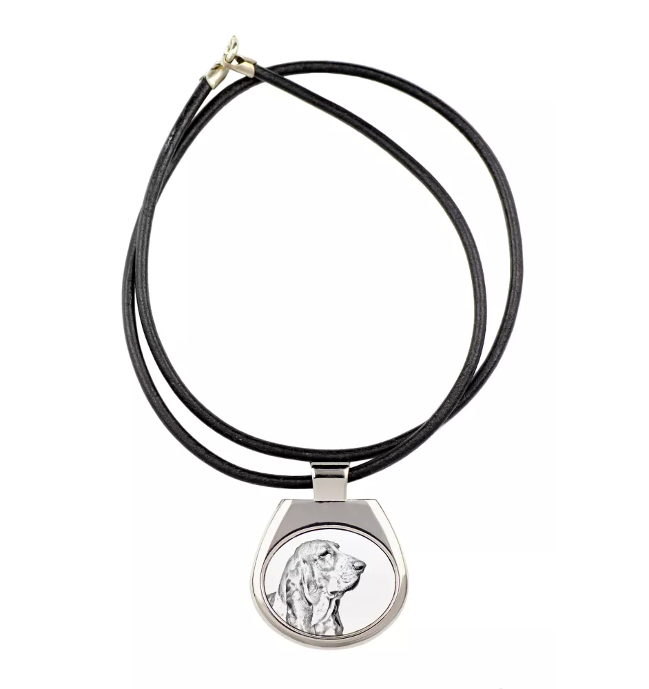 Basset Hound - collier avec chien, pendentif personnalisé avec photo, collier unique pour femmes et hommes de la marque Art-Dog