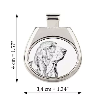 Basset Hound - collier avec chien, pendentif personnalisé avec photo, collier unique pour femmes et hommes de la marque Art-Dog