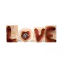 Beagle - wooden LOVE sign, interior decoration with a dog, charming ornament for the shelf by Art-Dog brand