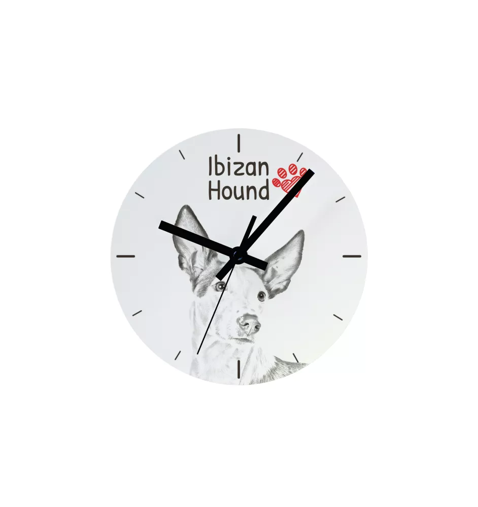Basset Hound - Wanduhr mit Hund, Regal Uhr mit Druck, personalisierte Hausdekoration von Art-Dog.