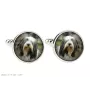 Bearded Collie Ärmelknöpfe und Krawatte mit Ihrem Foto, Anzugaccessoire, Herrenschmuck der Marke Art-Dog